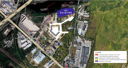 Fig. 1. Plan general al cercetării arheologice